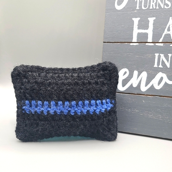 Hand Crafted Other - Thin blue line decorative flag, car accessories, office decor, police officer